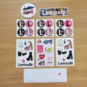NEW Larroude 40 Sticker Set